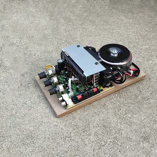 改装蓝牙USB大电容版DIY音响功放板大功率环牛功放加风扇200W220V