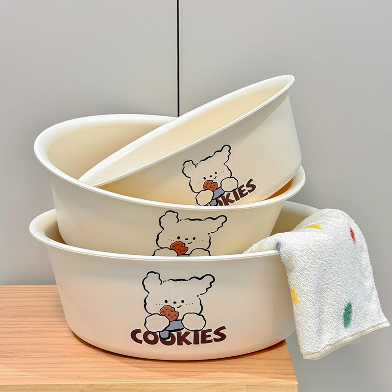 Large Thickened Plastic Basin for Home Use, Baby Laundry Basin, Small Basin, Washbasin for Student Dormitory Use