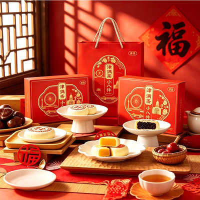 【亏本清仓】津满斋手工糕点400g