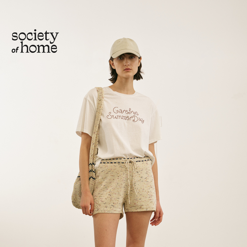 【Soh New Product】Society of Home × D+Dd Collaboration Series Printed Loose T-Shirt