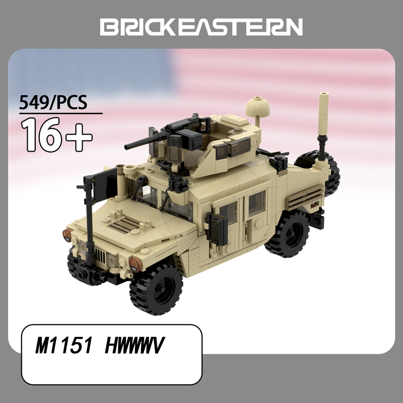 Brickeastern Original Design Hummer Heavy Armor M1151 Building Block Puzzle Moc Design Brickeastern Original Design Hummer Heavy Armor M1151 Building Block Puzzle Moc Design