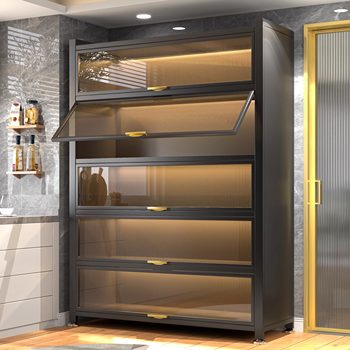 Household multifunctional storage cabinet