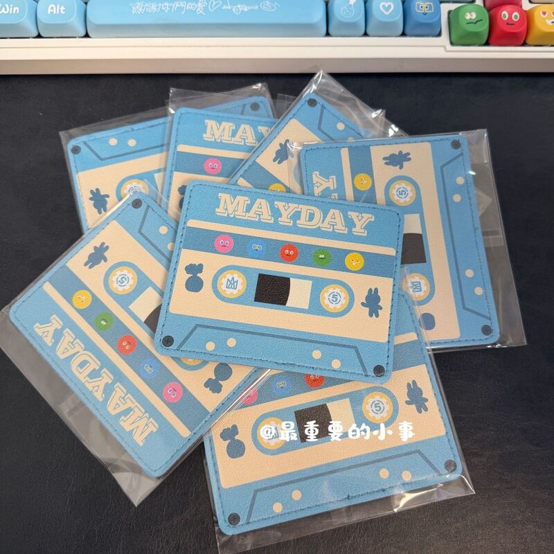 Mayday Five-Ball Portable Card Holder Concert Merchandise Tape-Shaped Material