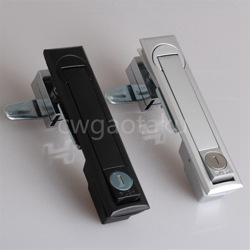 MS731-3 Rodless Heaven and Earth Link Lock Electric Cabinet Box Small Square Lock Zinc Alloy Material Chassis Cabinet Link Lock