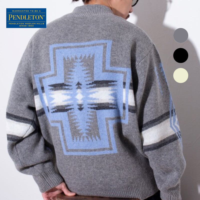 Authentic Pend*Eton Penderton Silhouette Unisex Indian Navajo Ethnic Totem Wool Sweater Authentic Pend*Eton Penderton Silhouette Unisex Indian Navajo Ethnic Totem Wool Sweater