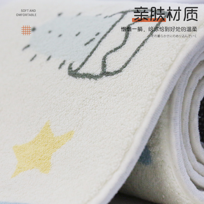 Long bedside carpet, living room carpet, bedroom thickened bedside sofa, coffee table blanket, foot pad, bay window floor mat, mirror front blanket
