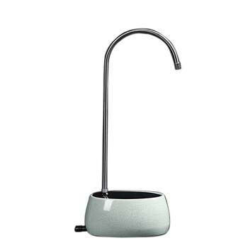 Ceramic smart desktop water supply electric household barrel water touch automatic water dispenser water pump tea set