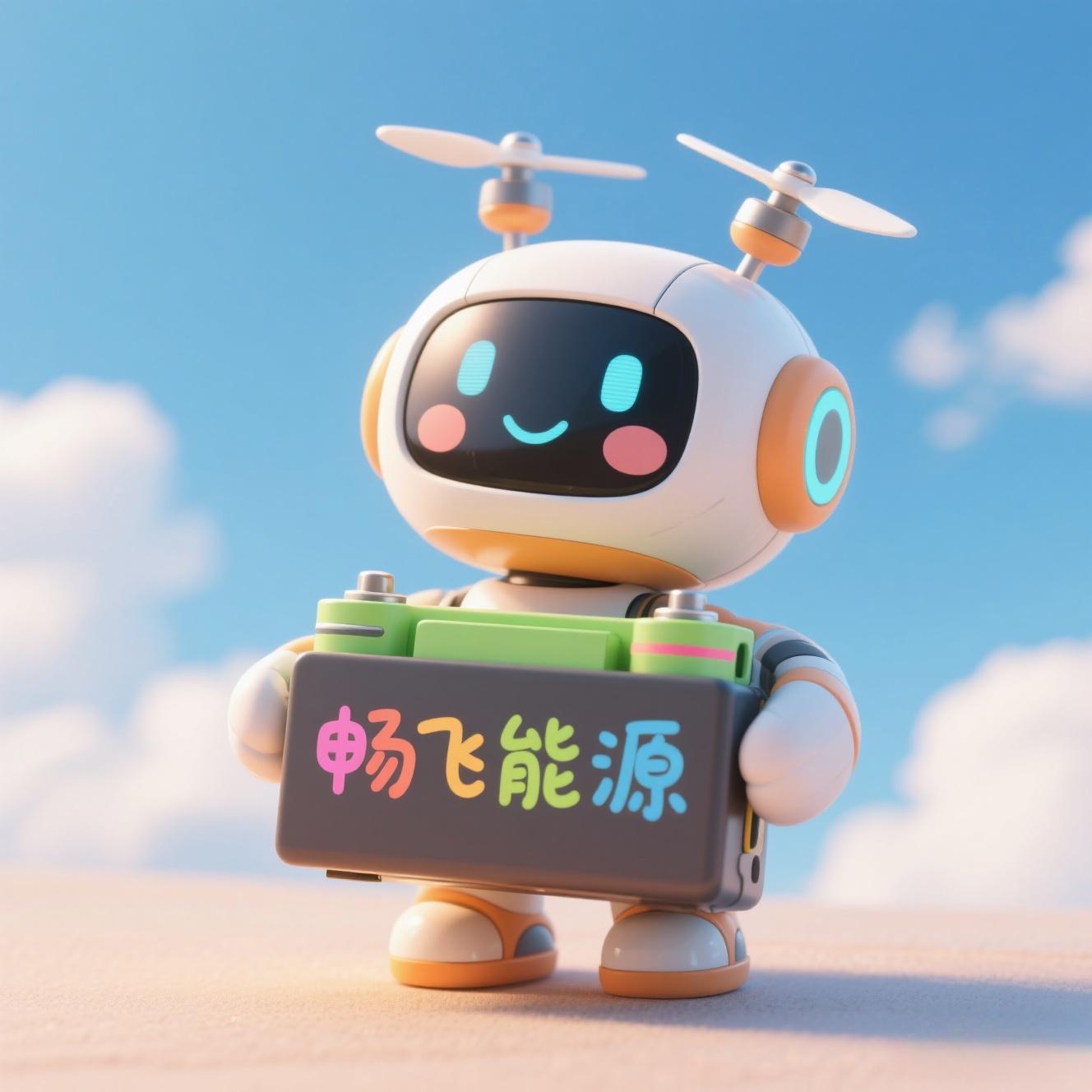 畅飞无人机配件的LOGO