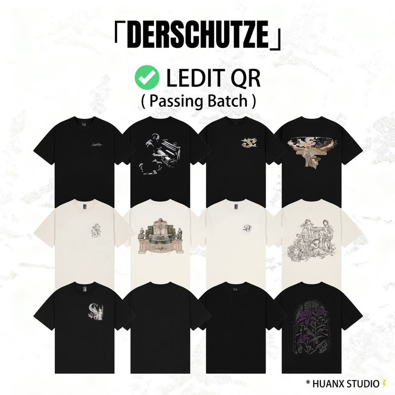 Derschutze "Gallery" T-Shirt「Heavy Embroidery Short Sleeves」