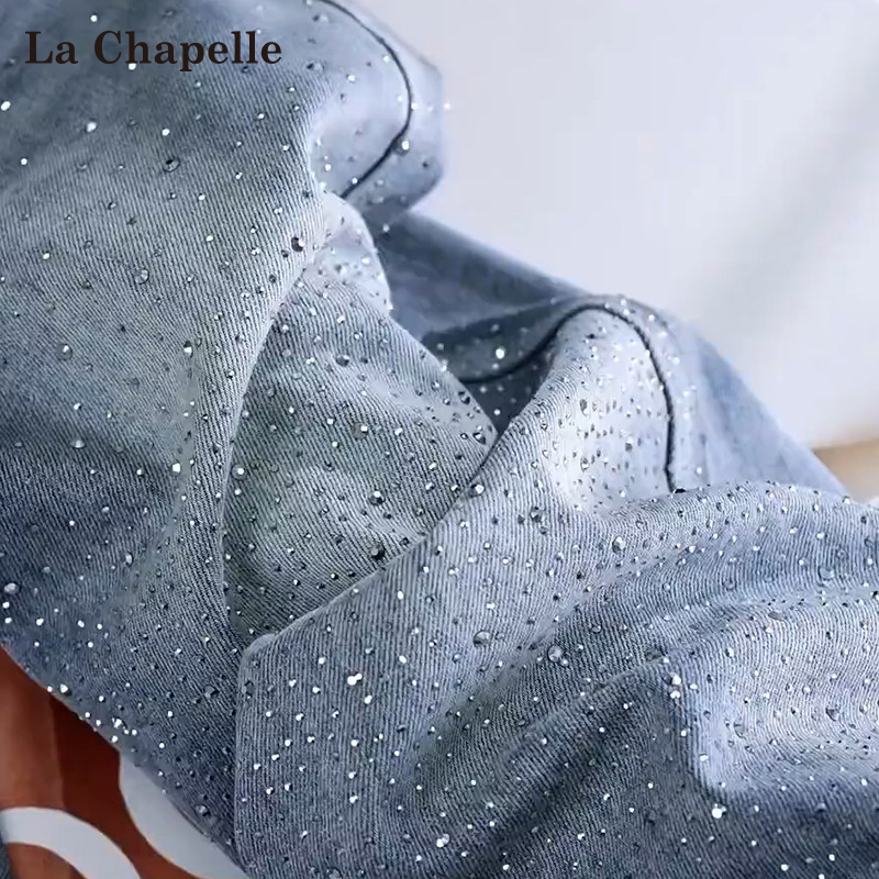 La Chapelle Star-Studded Rhinestone Wide-Leg Jeans for Women, Summer 2026 New Style, Fine Sparkle, Loose Fit, Petite Straight-Leg Pants La Chapelle Star-Studded Rhinestone Wide-Leg Jeans for Women, Summer 2026 New Style, Fine Sparkle, Loose Fit, Petite Straight-Leg Pants