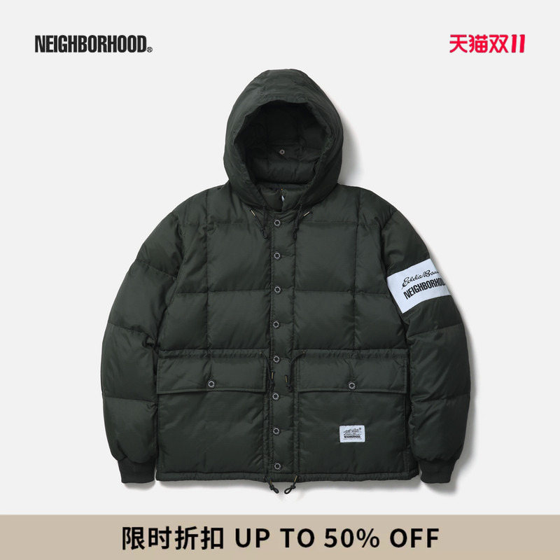 Neighborhoodnh X Eddie Bauer down Jacket 2025 Autumn and Winter New Men's Clothing