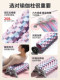 Foam Roller with Spikes, Double-Row Massage Roller for Muscle Relaxation, Professional Leg Slimming Roller, Yoga Back Roller