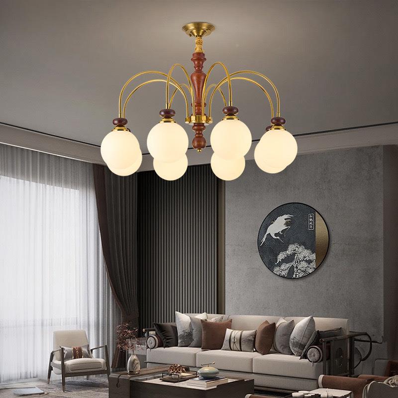 Cream style high glass end room study middle antique style eye protection American solid wood bedroom main light 413 glass living room