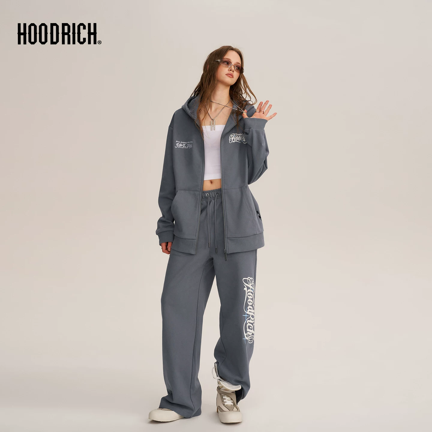 ХУДРИТС HOODY, модный мужской свитшот с вышивкой