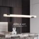 Restaurant Natural Marble Chandelier French Light Luxury Minimalist Designer High-End Linear Bar Counter Island