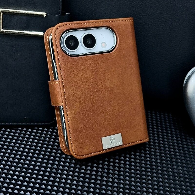 Two-In-One Detachable Magnetic Leather Case Suitable for Apple Duo Phone Case iPhone Ultra Simple Cowhide Leather Apple 18 Series Foldable Screen Magnetic Wireless Charging iPhone Card Holder Leather Case Two-In-One Detachable Magnetic Leather Case Suitable for Apple Duo Phone Case iPhone Ultra Simple Cowhide Leather Apple 18 Series Foldable Screen Magnetic Wireless Charging iPhone Card Holder Leather Case
