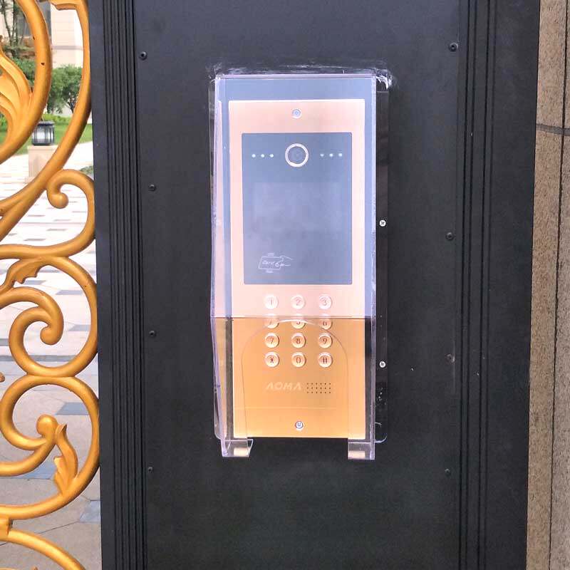 Customized building access control punch card attendance machine rain cover building Anjubao Shidean building host rain cover