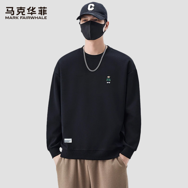 Mark Fairwhale 马克华菲 潮流印花 男式圆领卫衣*2件 天猫优惠券折后¥69包邮 淘金币可抵扣¥4.4