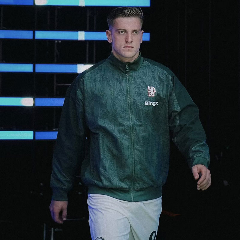 2526 Season New Chelsea Football Match Uniform Sports Casual Single-Sided Windbreaker Jacket with Embroidery