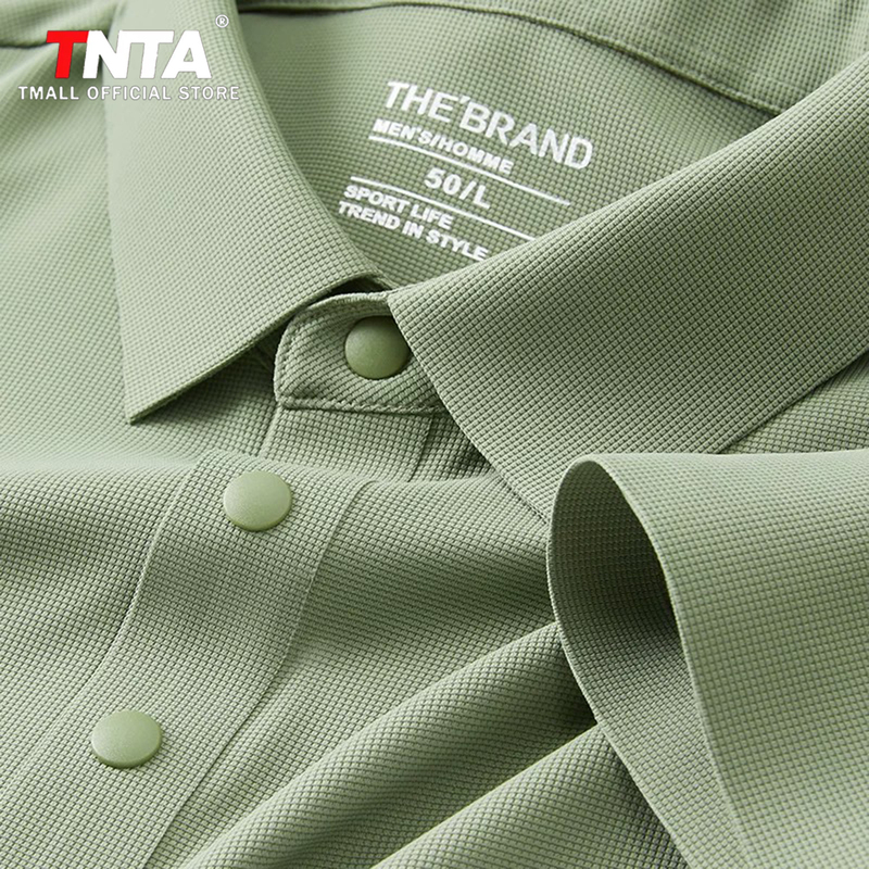 High-End Ice Silk Business Polo Shirt Men's Short-Sleeved T-Shirt 2026 New Summer Casual Cool-Feeling Men's Thin Style