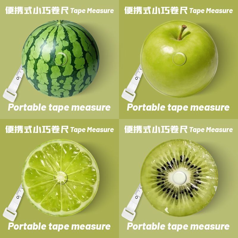 Watermelon Lemon Fruit Mini Tape Measure 2m Small Leather Ruler for Measuring Waist, Hip, and Body Measurements Soft Ruler Tailor Measuring Tool Watermelon Lemon Fruit Mini Tape Measure 2m Small Leather Ruler for Measuring Waist, Hip, and Body Measurements Soft Ruler Tailor Measuring Tool