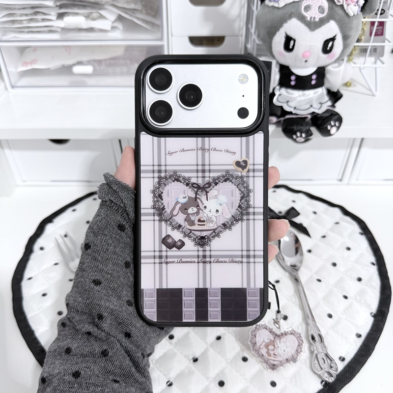 Xiaojuan Diary Original Berry Sweet Dessert Rabbit Armor Phone Case Suitable for Apple 17Promax/16Pro Shockproof