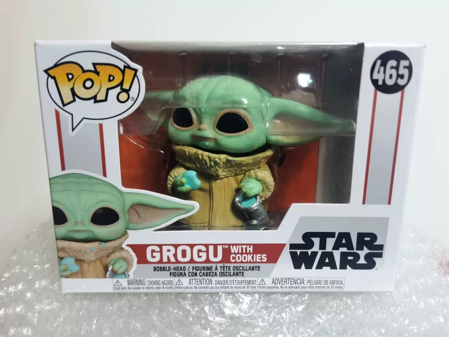 Спот Funko Pop! Mandallo Star Wars The Child с печеньем
