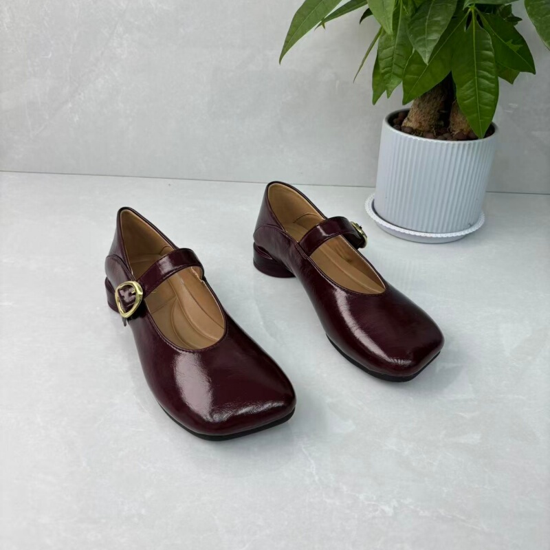 2026 New Style Low-Heeled Apple-Toe Retro Versatile Stylish Mary Jane Shoes 67 2026 New Style Low-Heeled Apple-Toe Retro Versatile Stylish Mary Jane Shoes 67