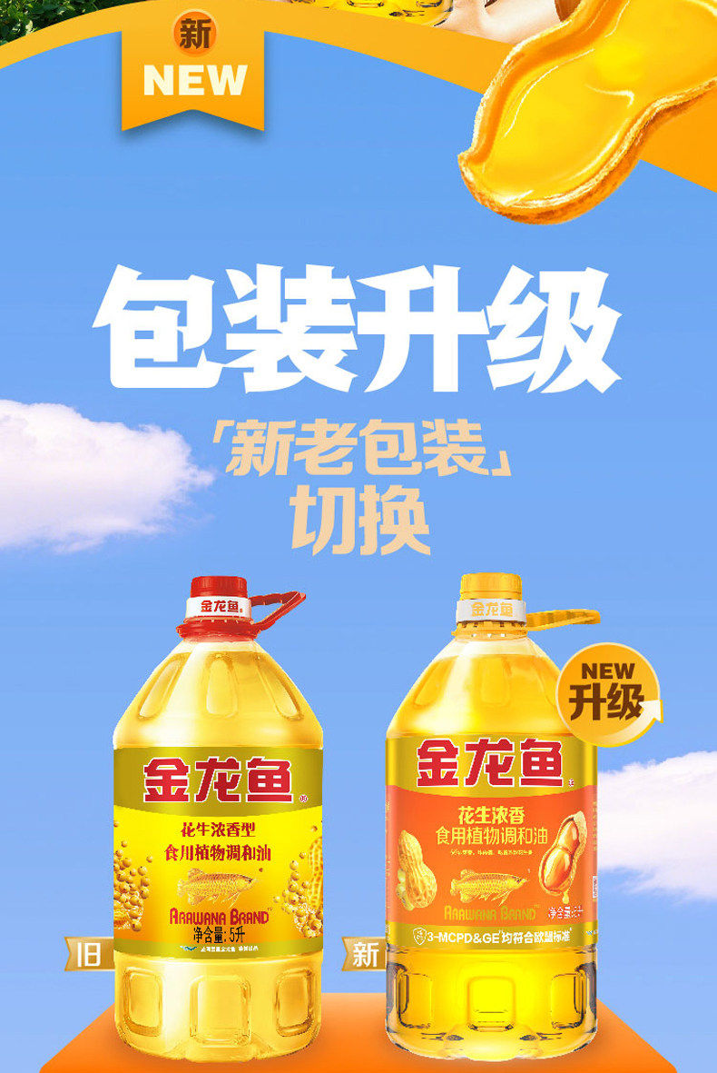 安享好物 安享B级调和油-金龙鱼花生 浓香调和油 国标 