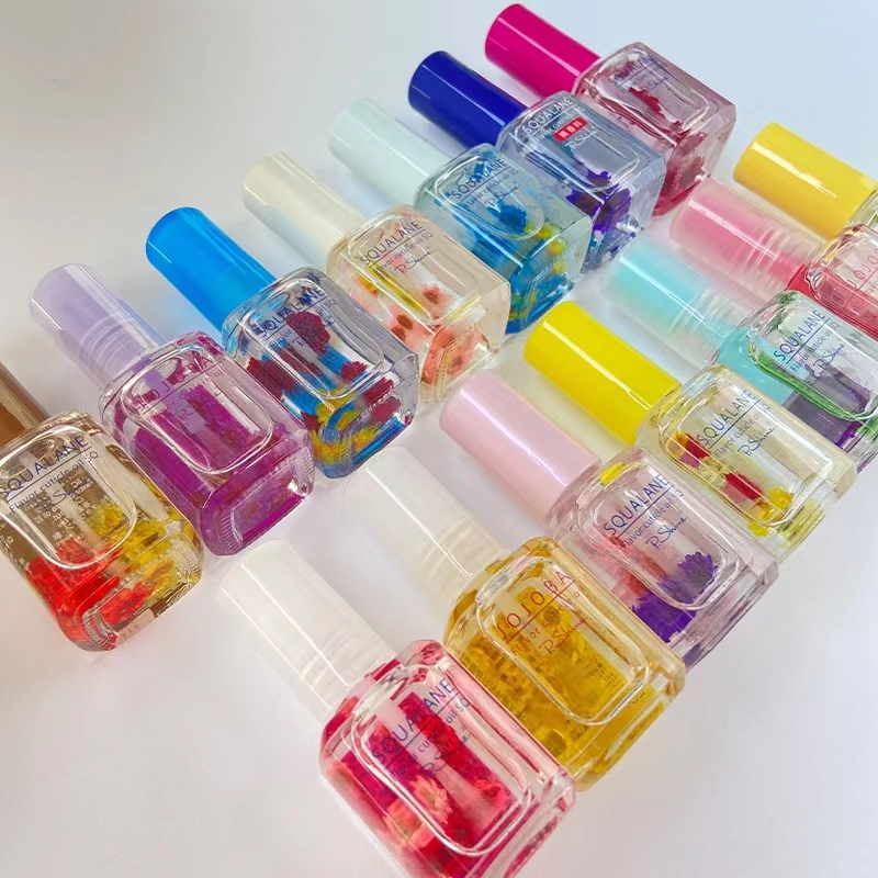 Japanese Genuine P.Shine Dried Flower Cuticle Oil Nutrient Oil Nail Nutrient Solution Anti-Hangnail Manicure Care Solution Sq