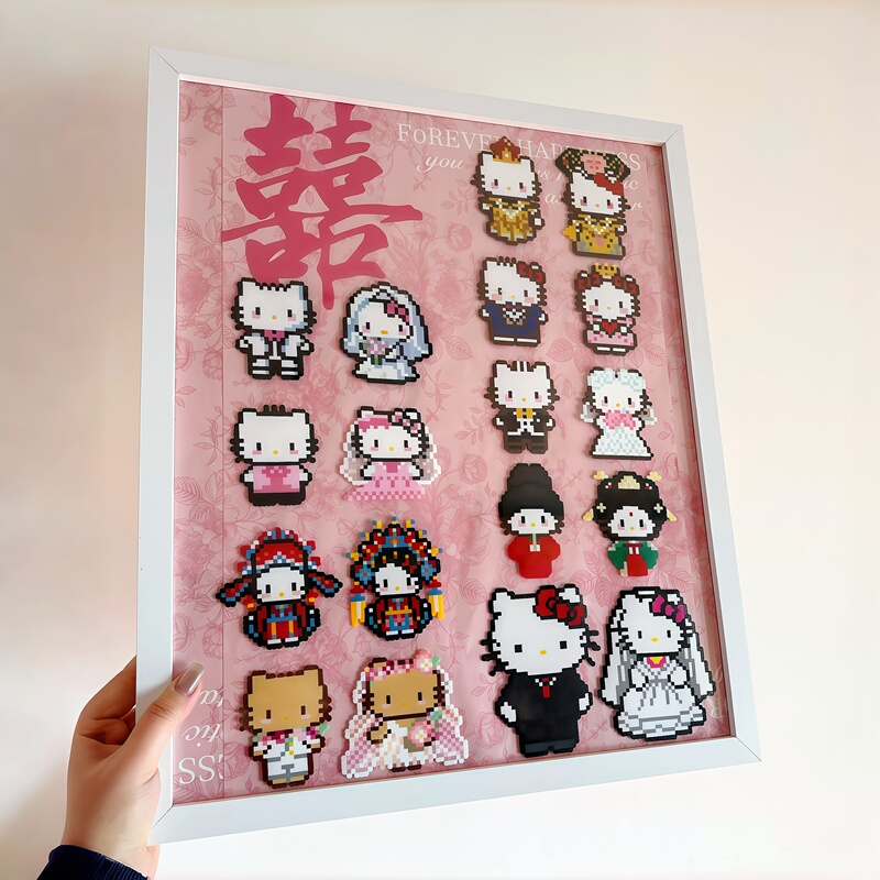 【Heartfelt Creation!】 Bead Photo Frame Storage Handmade DIY Wedding Gift for Friends Engagement Gift