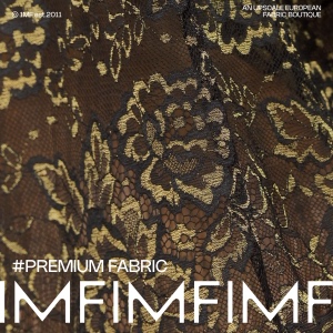Golden Wind and Jade Dew French Exquisite Lace Fabric Black and Gold Clothing Fabric Width 150cm Golden Wind and Jade Dew French Exquisite Lace Fabric Black and Gold Clothing Fabric Width 150cm