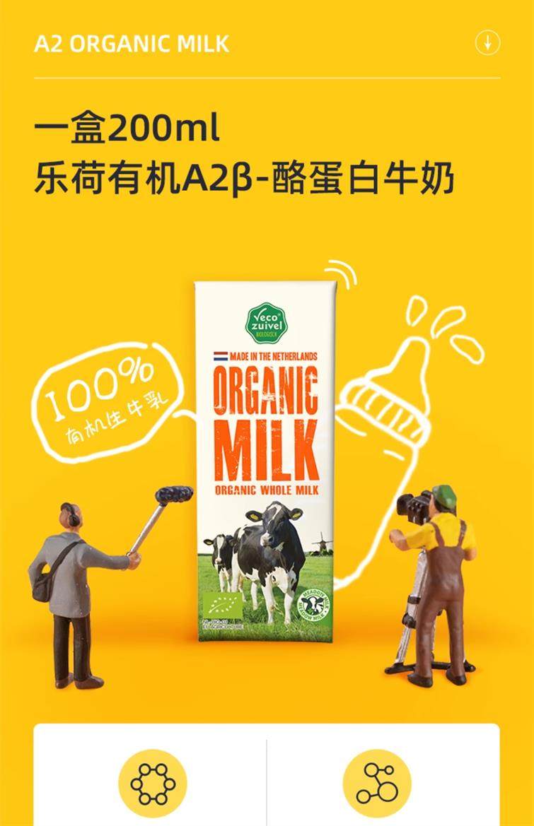 安享好物 安享A级纯奶-乐荷有机牛奶  