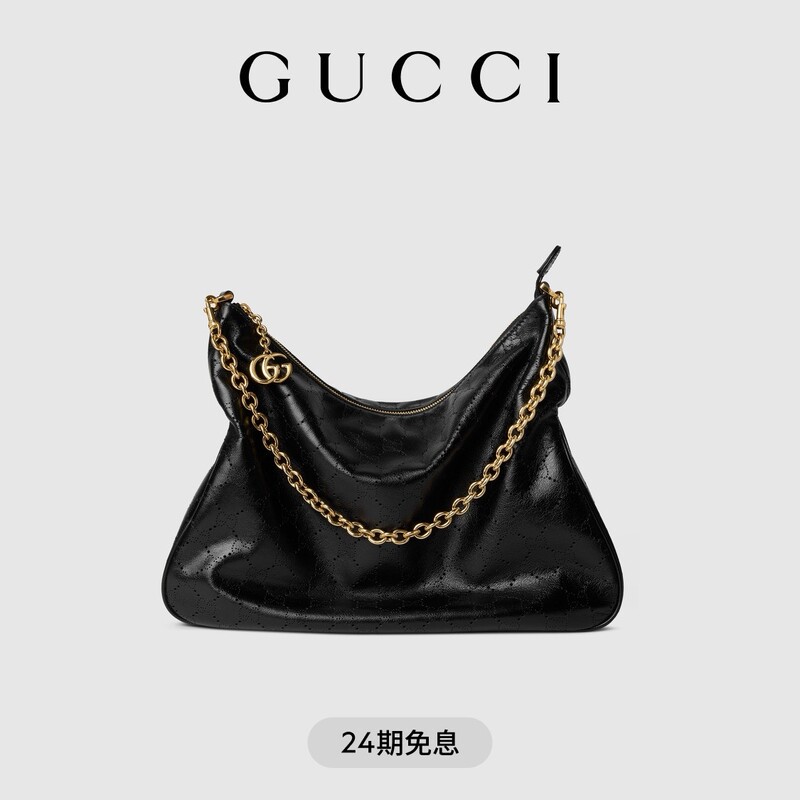 [Chinese Valentine's Day Gift][New Model]Gucci Lady Lunetta Series Medium-Sized Chain Shoulder Bag