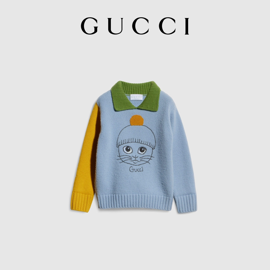 [สไตล์ใหม่] เสื้อโปโลผ้าวูลของ Gucci สำหรับเด็ก