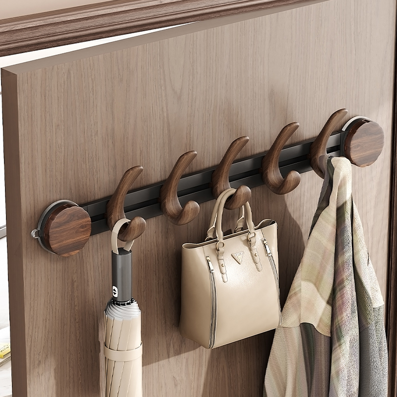 Cooking Helper Suction Cup Door Hook, No-Drill Strong Adhesive Wall-Mounted Rack, Clothes Hook, Hat Storage Organizer