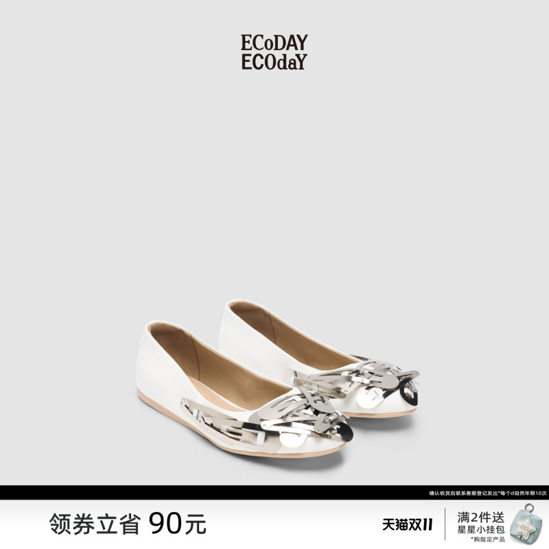 Ecodayx Maelin Collaboration Series Hairpin Shoes Shallow Mouth Single Shoes Ballet Shoes Flat Casual Hairpin Shoes for Women Ecodayx Maelin Collaboration Series Hairpin Shoes Shallow Mouth Single Shoes Ballet Shoes Flat Casual Hairpin Shoes for Women