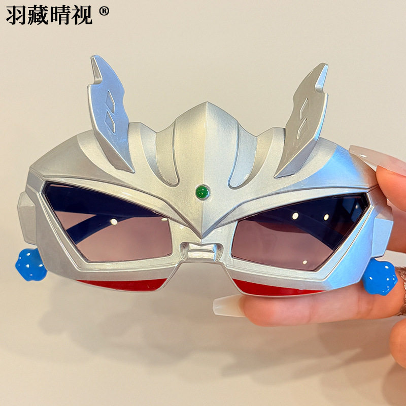 2025 новые детские солнцезащитные очки Ultraman, мужские модные детские солнцезащитные очки Mecha, женские солнцезащитные очки с защитой от ультрафиолета