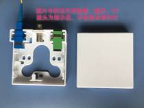 Optical fiber desktop box 86 optical fiber panel optical fiber terminal box radio and television special optical fiber panel two light and one electricity