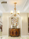 All-Copper American-Style Chandelier for Living Room, Simple Modern Home Lighting for Dining Room, Bedroom, Country-Style, European-Style Pure Copper Chandelier
