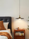 Light Luxury Creative Restaurant Lamp Walnut Wood All-Copper Personalized Bar Table Chandelier Mid-Century Style Zen Bedroom Hallway Lamp
