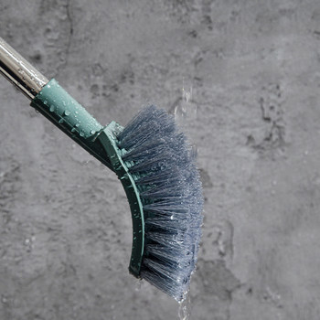 Toilet brush household no dead ends long handle bathroom wall-mounted toilet brush soft-bristled toilet artifact cleaning brush