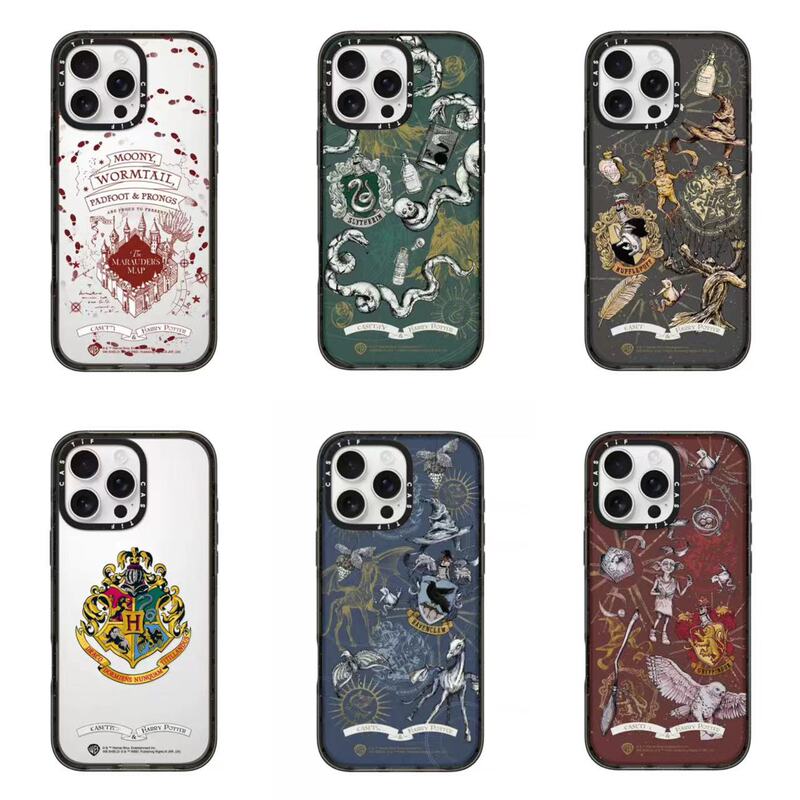 Cas X Harry Potter Magnetic Magsafe Phone Case for iPhone 17 Pro Max, Apple 16Pm, Creative Art 15P, Trendy Brand Same Style, Shockproof Protective Case