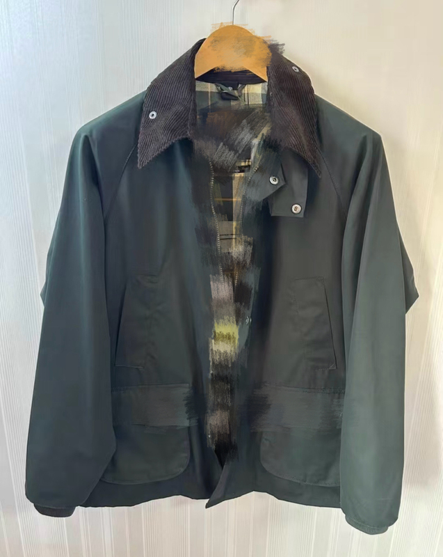 Classic Classic Version Bedale Style Unisex Mid-Length Wax-Free Jacket