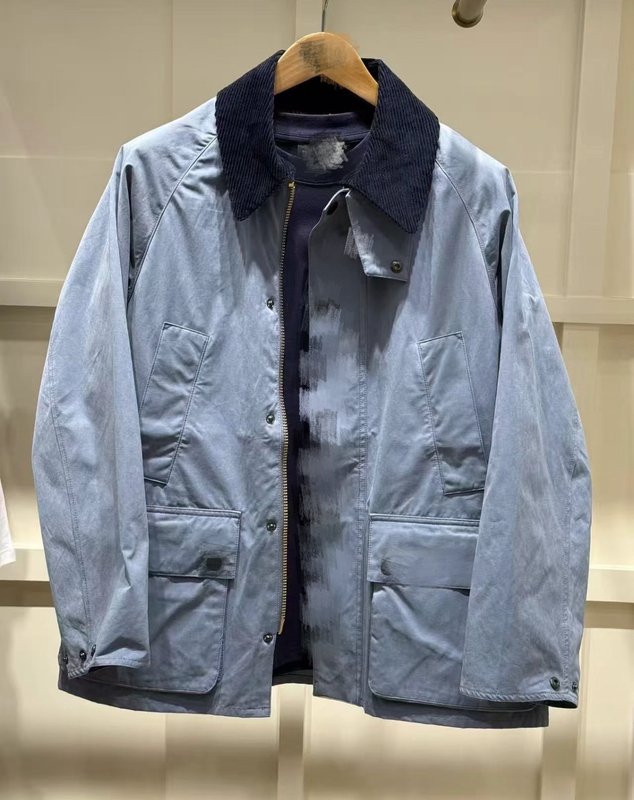 Zheng Caiyan's Same Style Spring and Autumn Wax-Free Jacket, Mid-Length Trench Coat
