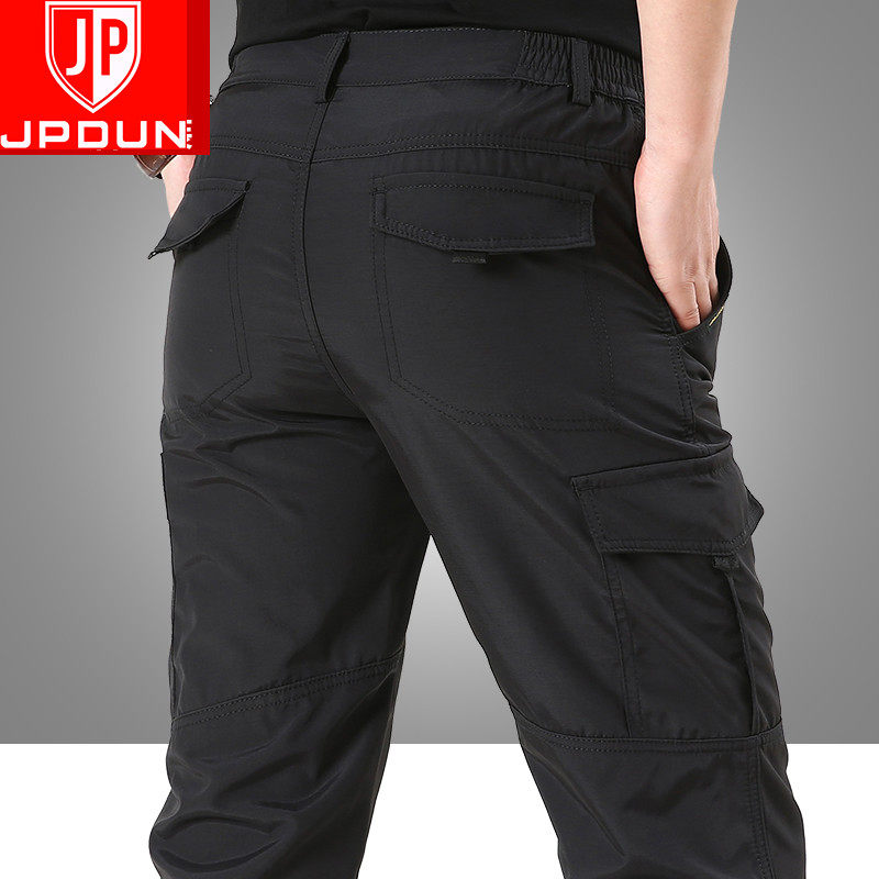 Men Softshell Mountaineering Sports Waterproof Outdoor Speed Dry Punch Pants Men Spring Autumn Season Loose Casual Long Pants