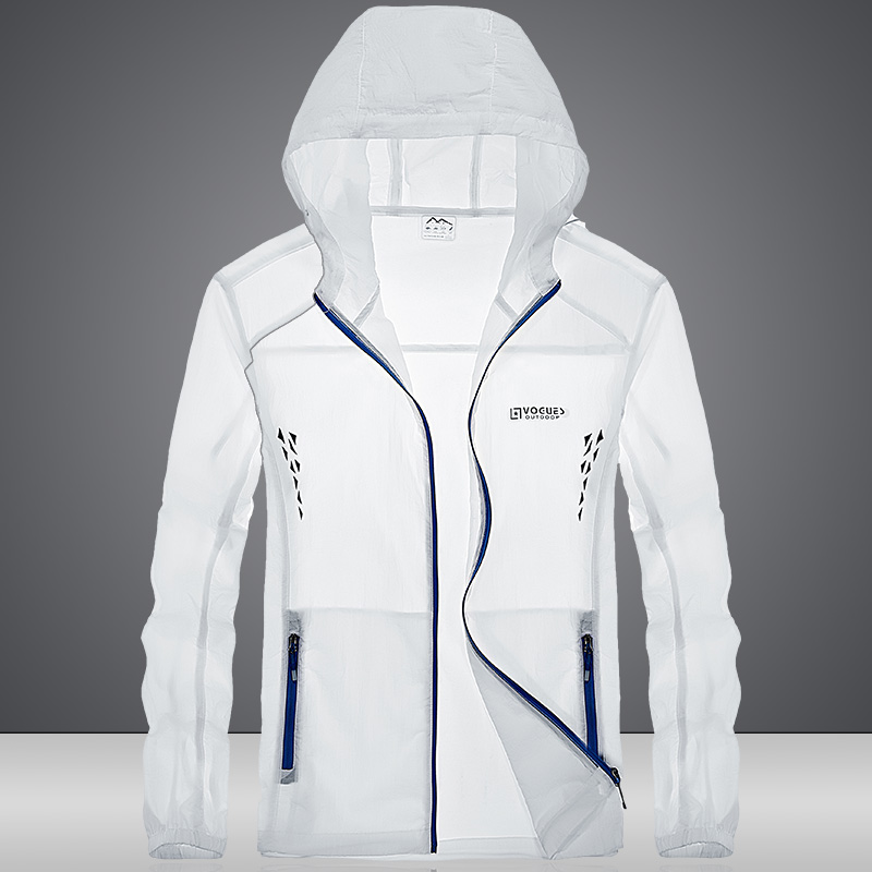 Sunscreen men's jacket light slim 2019 new breathable men's skin clothes Summer outdoor weaters