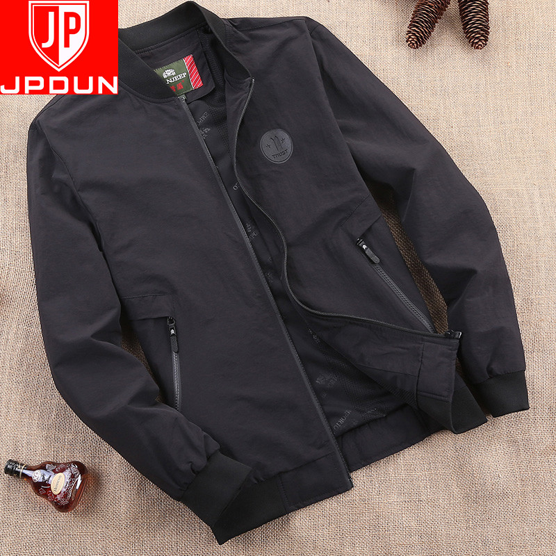 2019 New Men's Coats Men's Spring Fall Baseball Collar Casual Youth Clips Jersey Men's Clothes