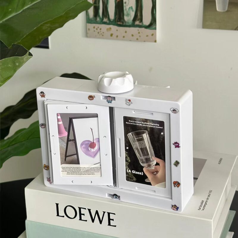 Polaroid Rotating Photo Album, Small Card Flip Photo Frame, Photo Storage Album, Creative Gift for Birthday, Gift for Friends Polaroid Rotating Photo Album, Small Card Flip Photo Frame, Photo Storage Album, Creative Gift for Birthday, Gift for Friends