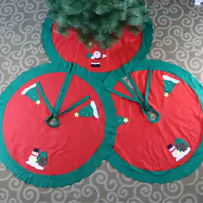 Christmas Decorations Christmas Tree Feet Tree Skirt Decoration Christmas Tree Base Foot Cover Christmas Apron Christmas Supplies